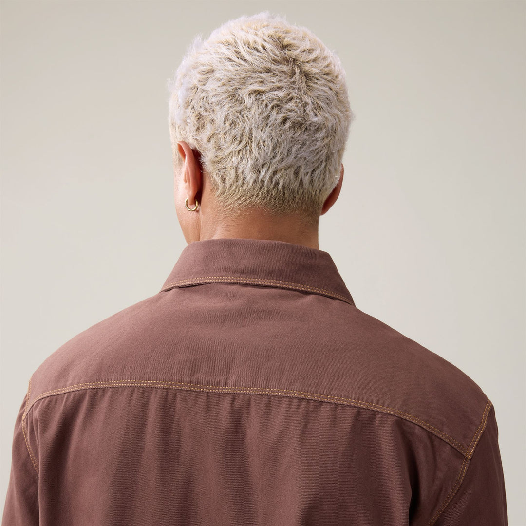 AUTHENTIC  OLIVIO - Surchemises - Surchemises - Homme - Brown Castagna main