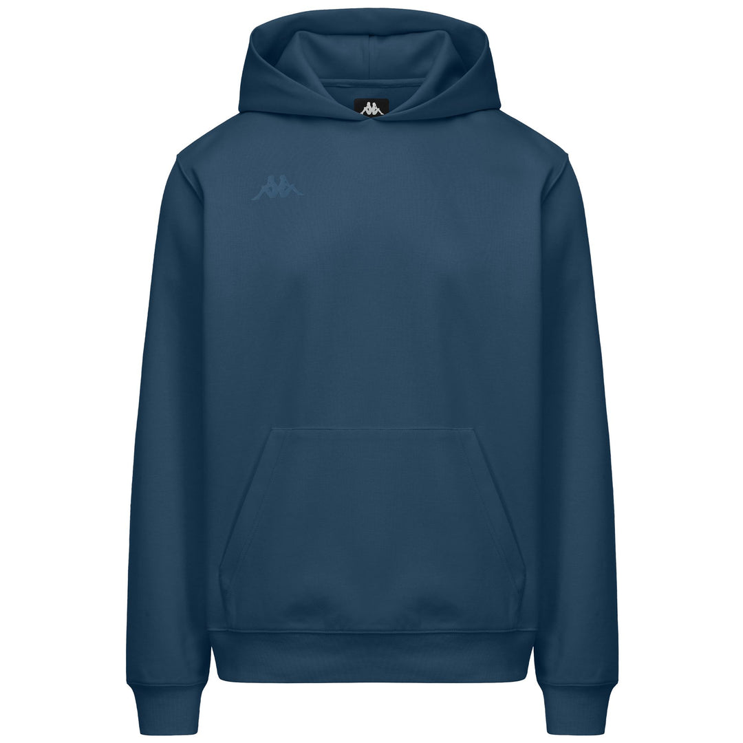 Blue Men's Regular Fit Hoodie in Interlock for Training 01