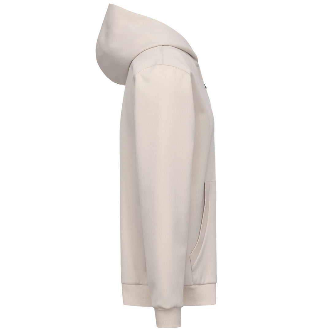 Beige Men's Functional Full Zip Fleece Hoodie main