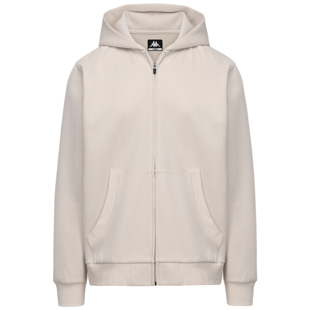 IVORY - Fleece - Hoodie Full Zip - Man - BEIGE CREAM 02