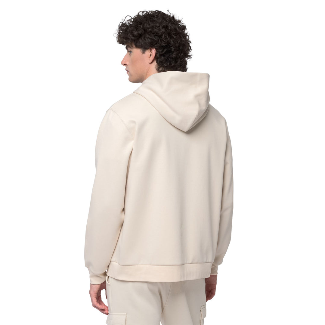 Beige Men's Functional Full Zip Fleece Hoodie main