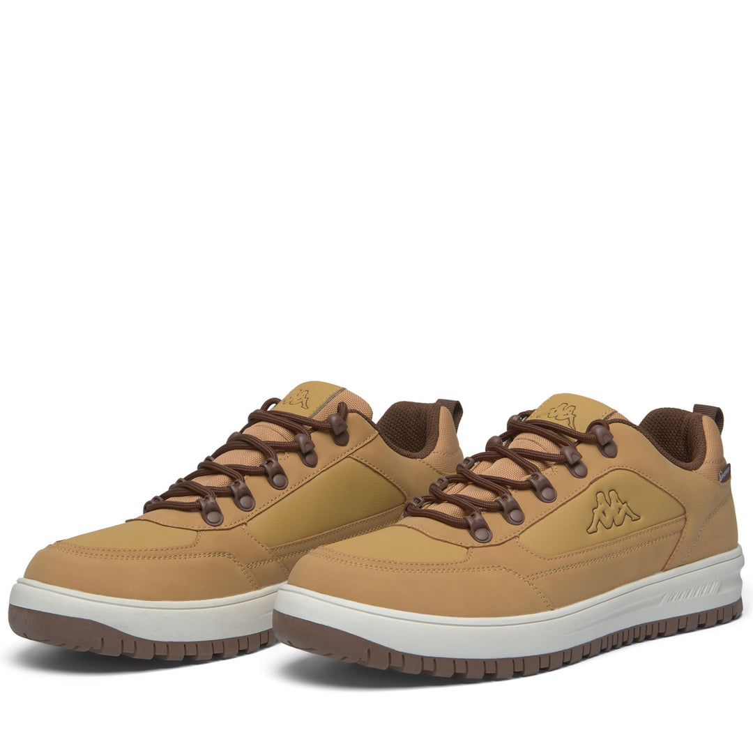 Brown Unisex Waterproof Low Cut Sneakers 01
