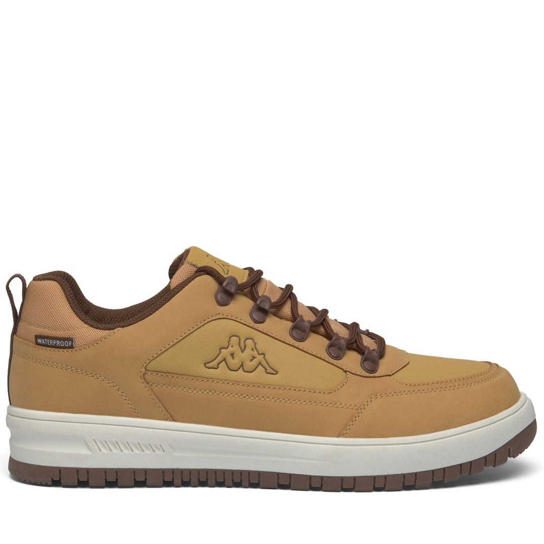 Sneakers basse unisex marroni impermeabili main