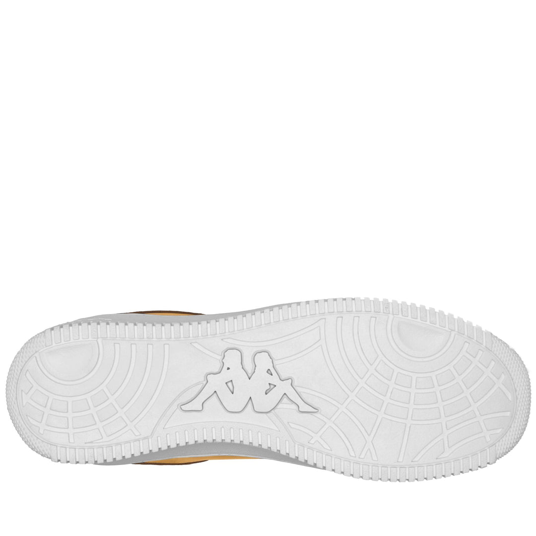 Sneakers basse unisex marroni con suola in gomma main