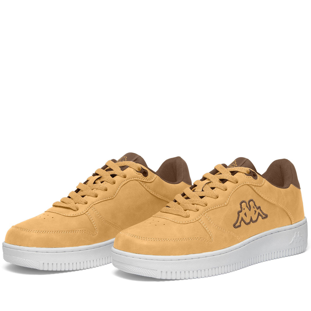 Brown Unisex Low Cut Sneakers with Rubber Outsole 01