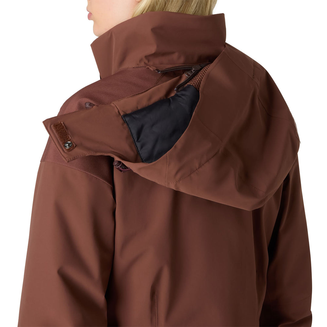 Brown Women's Slim Fit Insulated Ski Jacket with Thermolite Insulation main