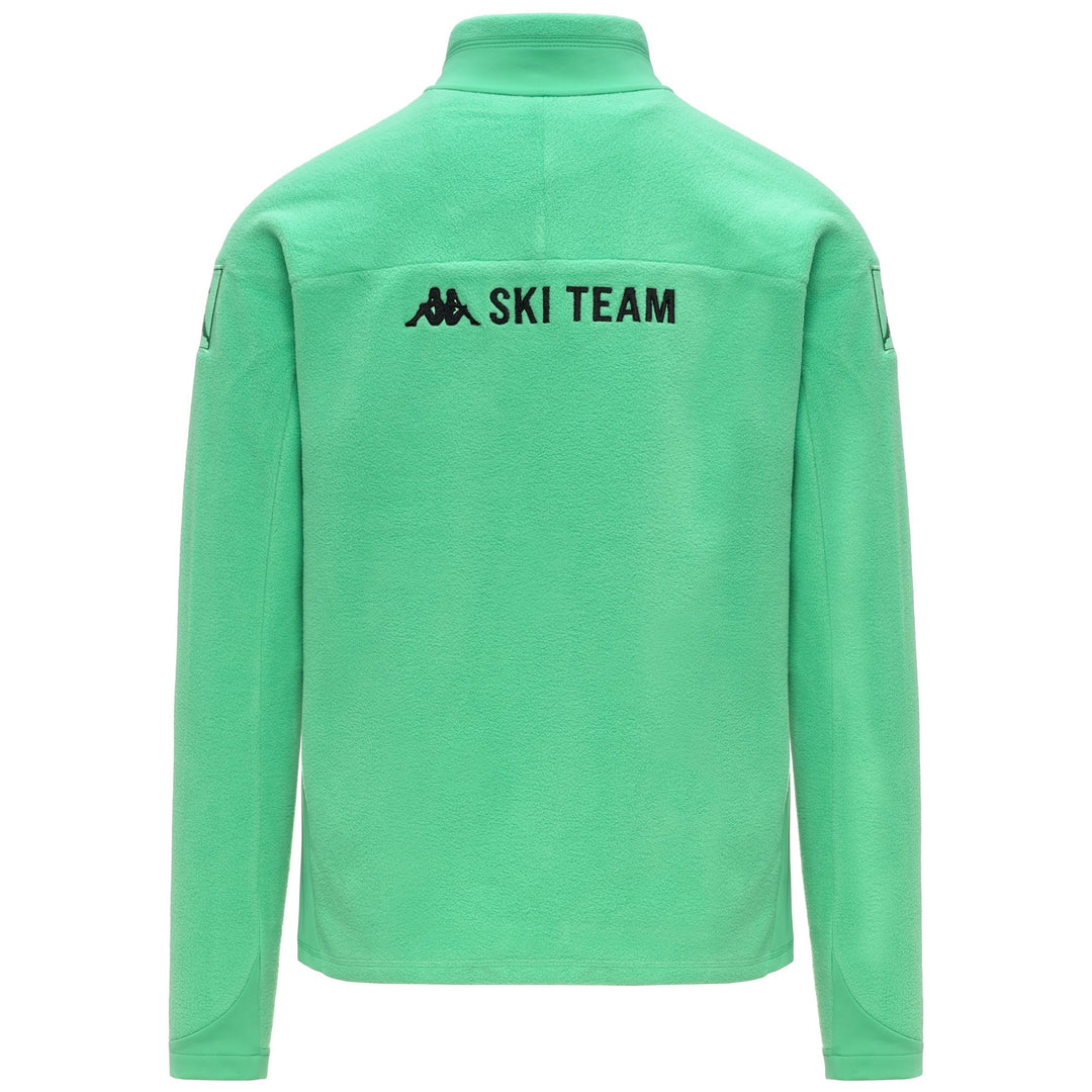 Irish green Unisex Fleece Jacket with Pockets main