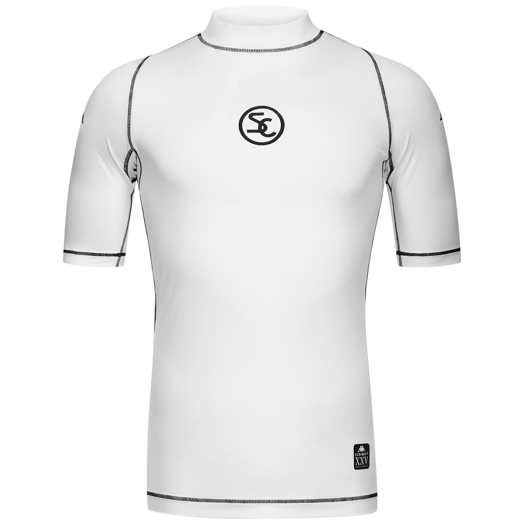 White Men's Hyper-Elastic Sportswear Shirt 01