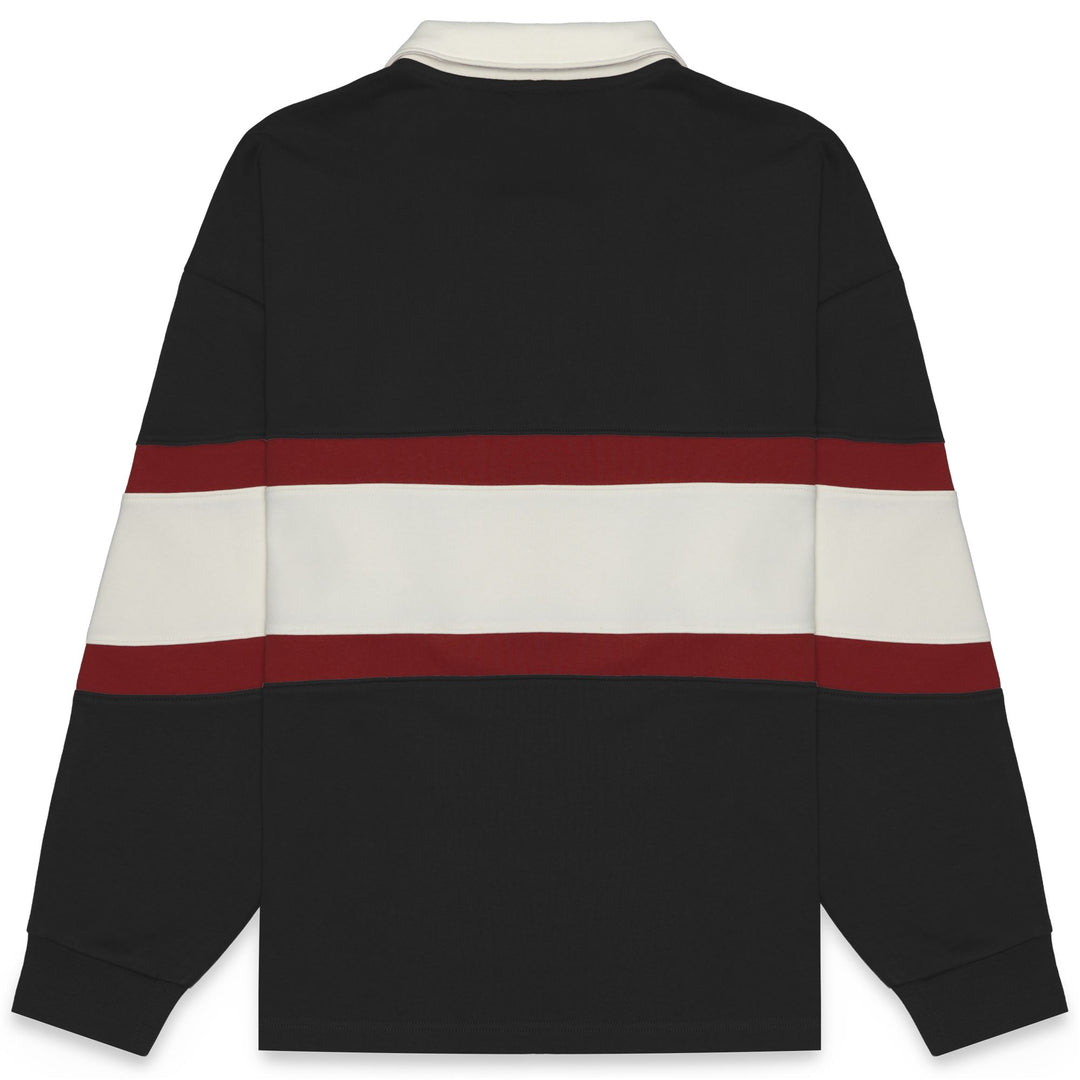 AUTHENTIC ORSEN - Polaire - Pull-over - Homme - Black-White Natural-Red Winery main