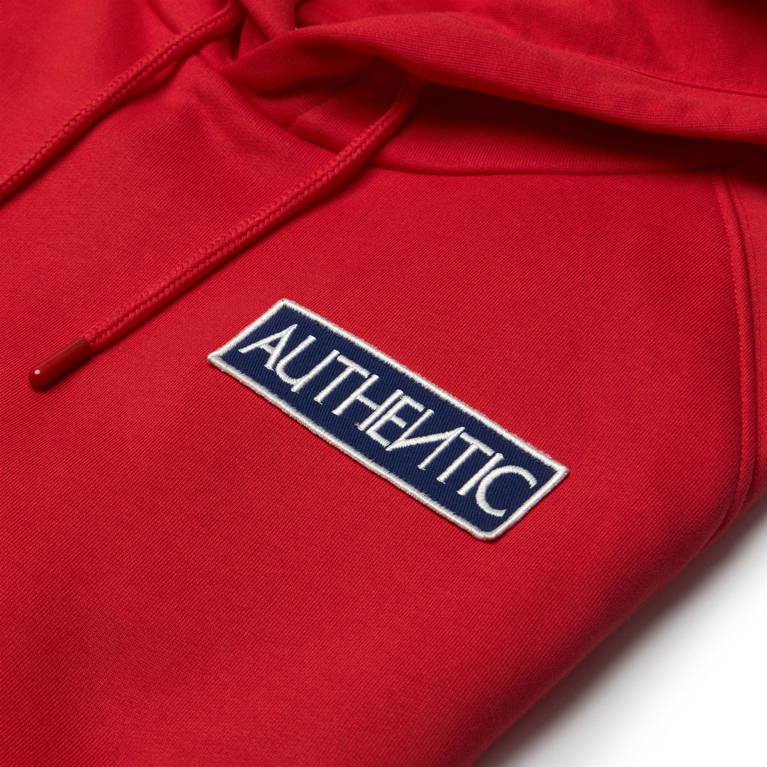 Red Men's Oversize Sportswear Fleece Hoodie main