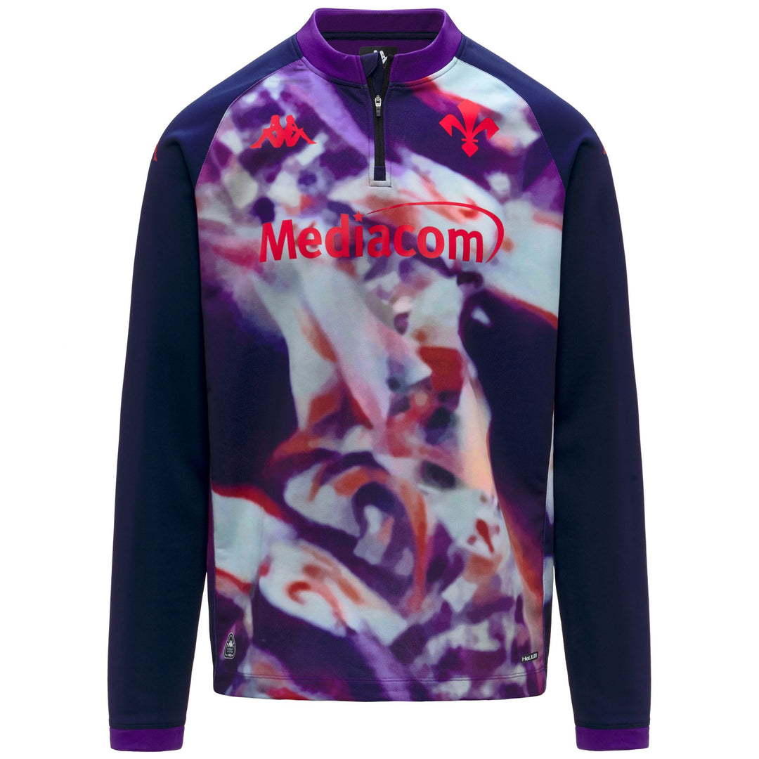 Pull d'entraînement de football coupe slim homme bleu Deportivo de La Coruña 01