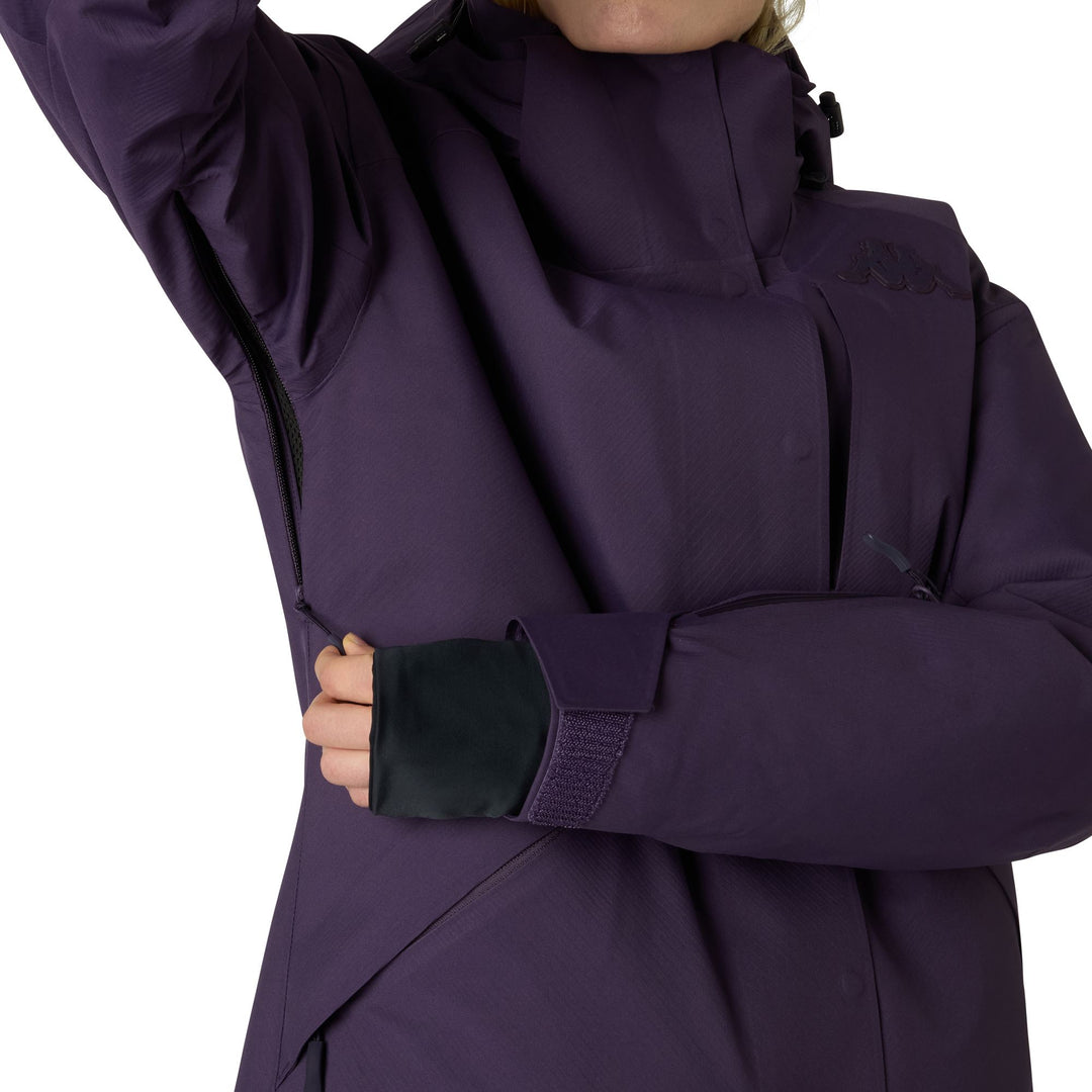 Violet Women's Slim Fit Insulated Ski Jacket with Waterproof Protection main