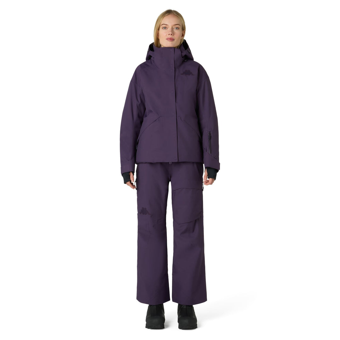 Violet Women's Slim Fit Insulated Ski Jacket with Waterproof Protection main