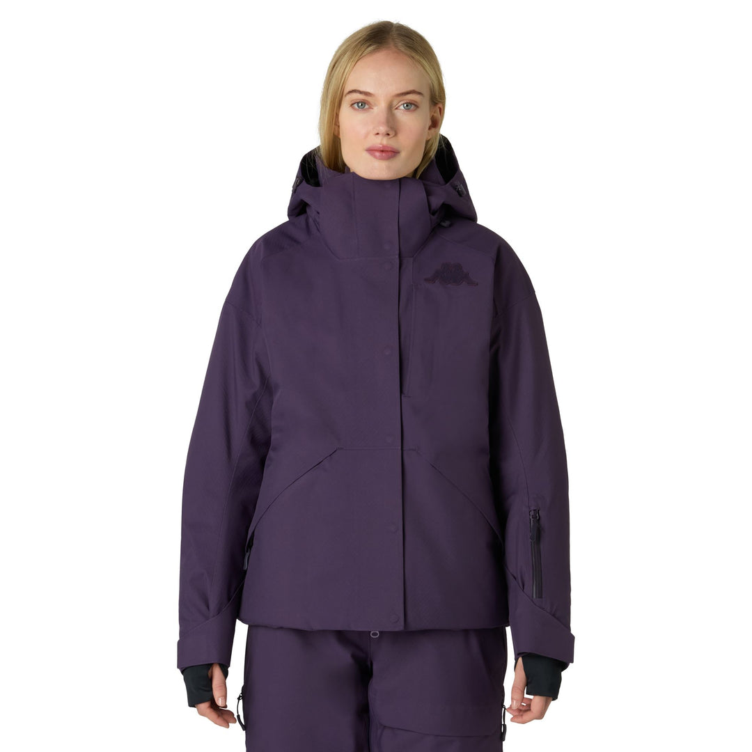 Violet Women's Slim Fit Insulated Ski Jacket with Waterproof Protection 01