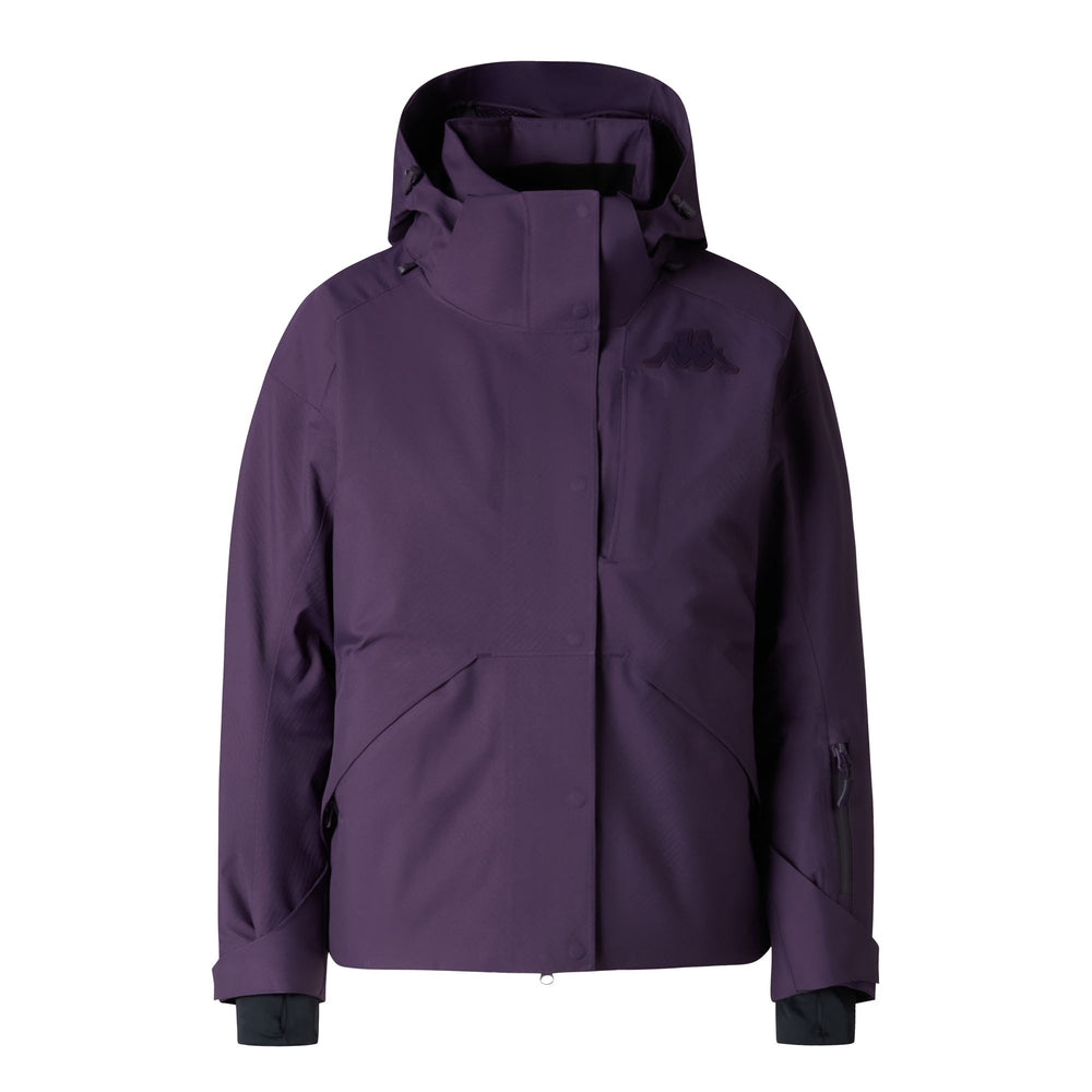 Violet Women's Slim Fit Insulated Ski Jacket with Waterproof Protection 02