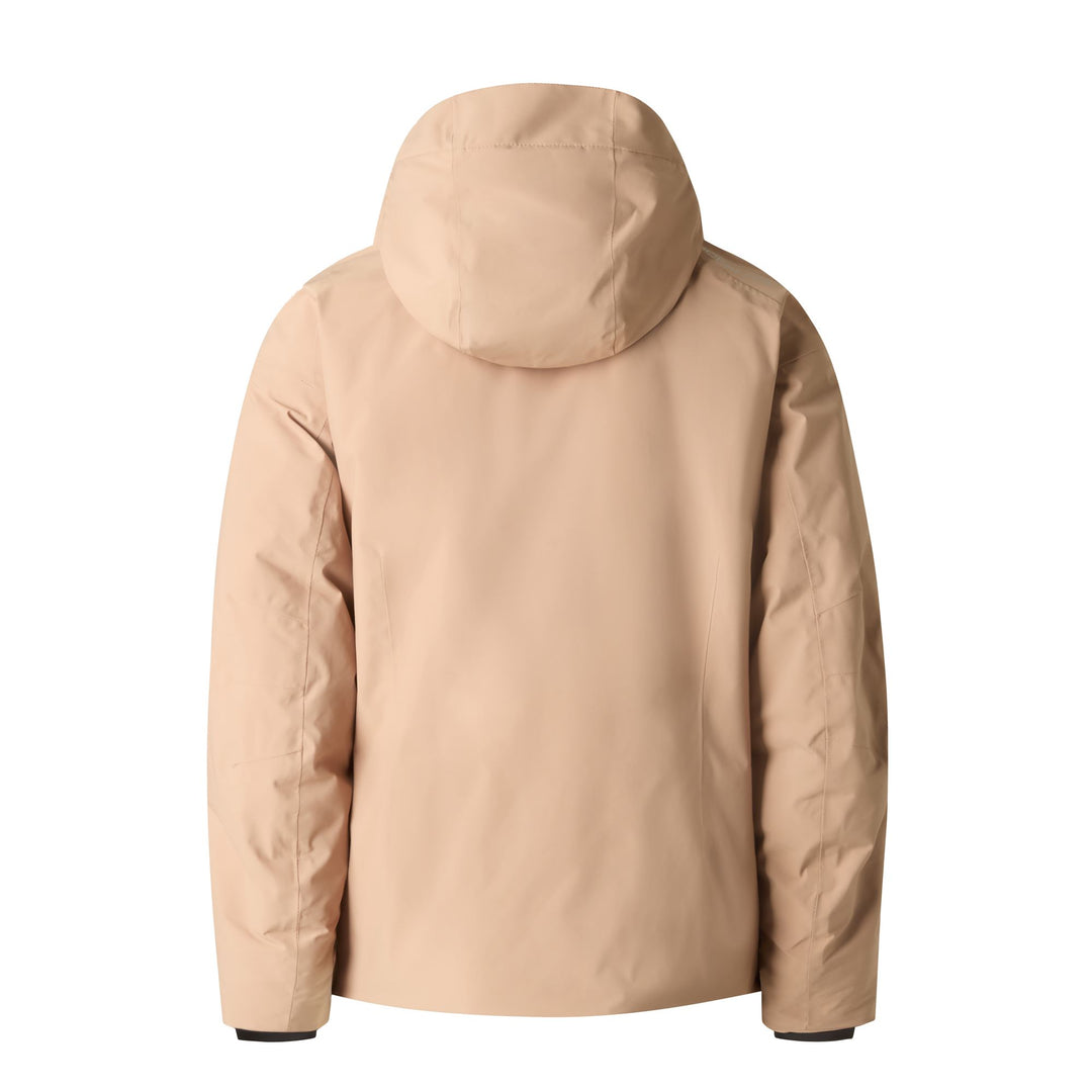 Beige Men's Slim Fit Insulated Ski Jacket with Waterproof Protection main