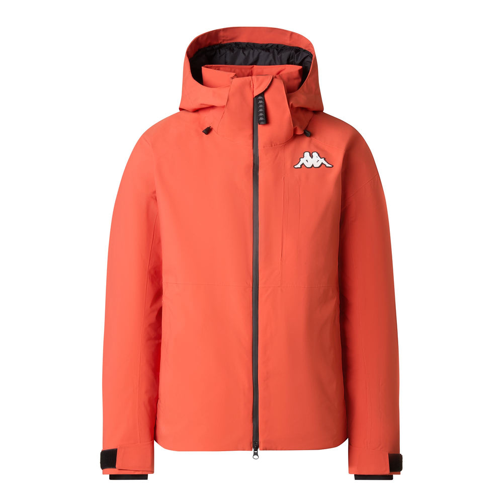 Orange Men's Slim Fit Insulated Ski Jacket with Waterproof Protection 02