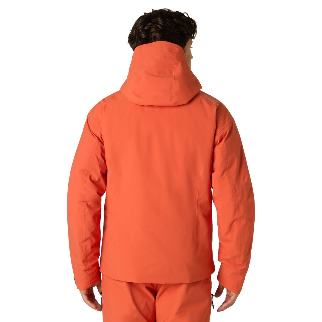 Orange Men's Slim Fit Insulated Ski Jacket with Waterproof Protection main