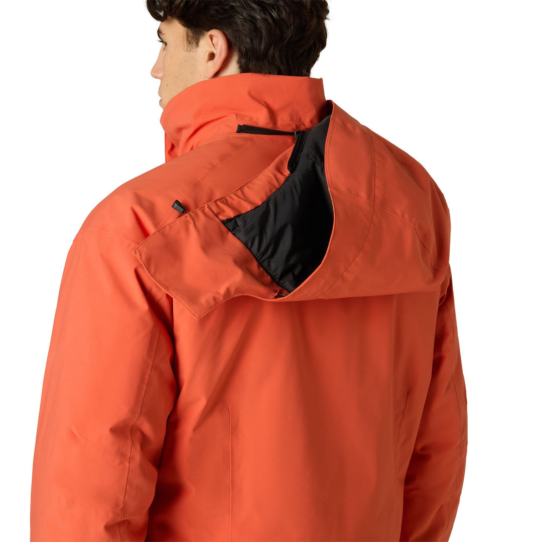 Orange Men's Slim Fit Insulated Ski Jacket with Waterproof Protection main