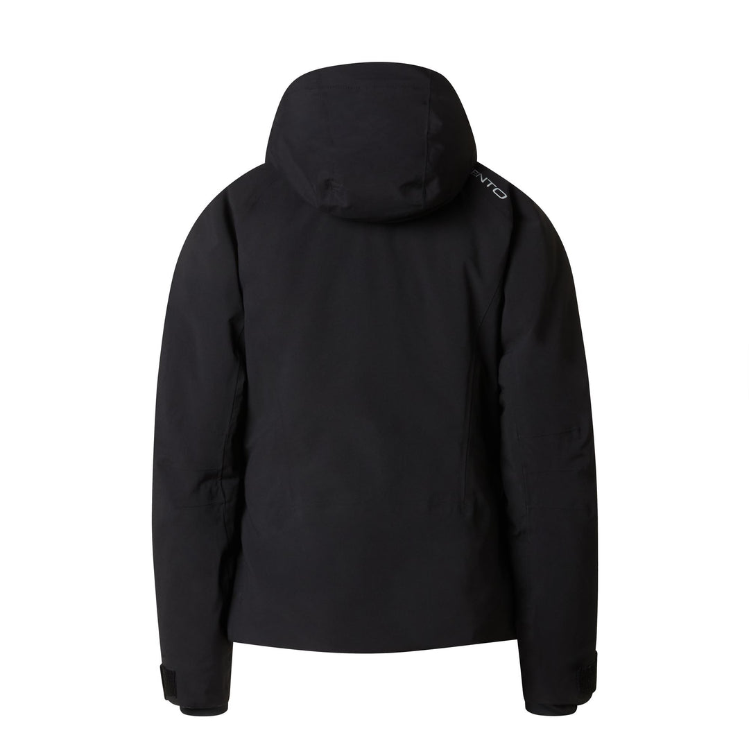 Black Women's Slim Fit Insulated Ski Jacket with Weather Protection main