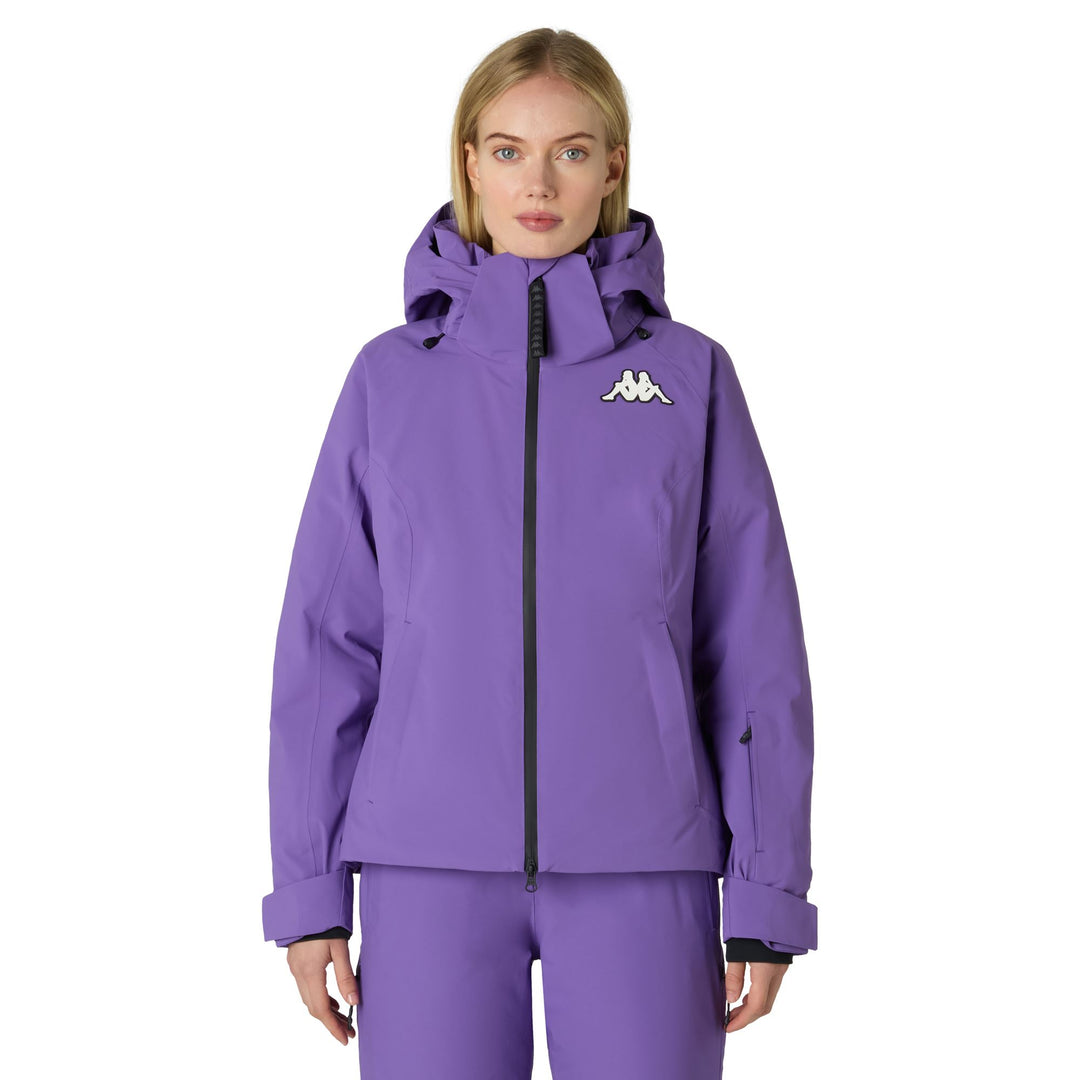 Violet Women's Slim Fit Insulated Ski Jacket with Weather Protection 01