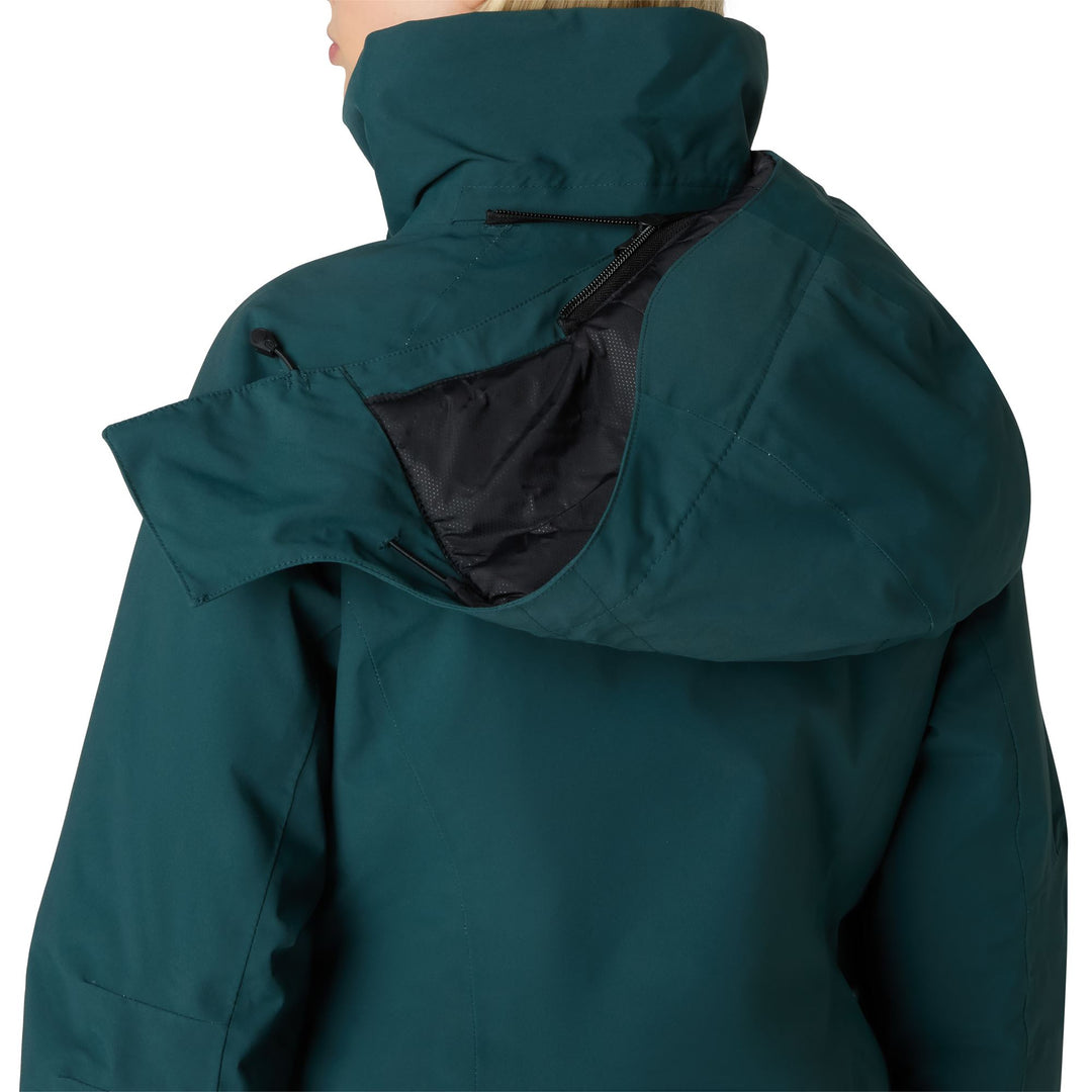 Blue Women's Slim Fit Insulated Ski Jacket with Waterproof Protection main