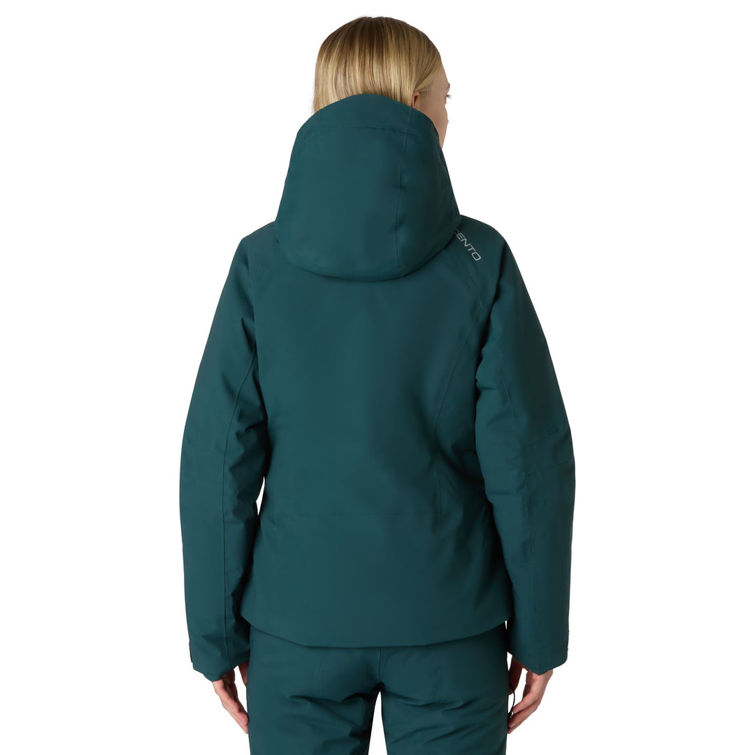 Blue Women's Slim Fit Insulated Ski Jacket with Waterproof Protection main