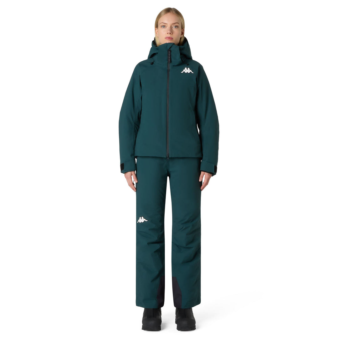 Blue Women's Slim Fit Insulated Ski Jacket with Waterproof Protection main