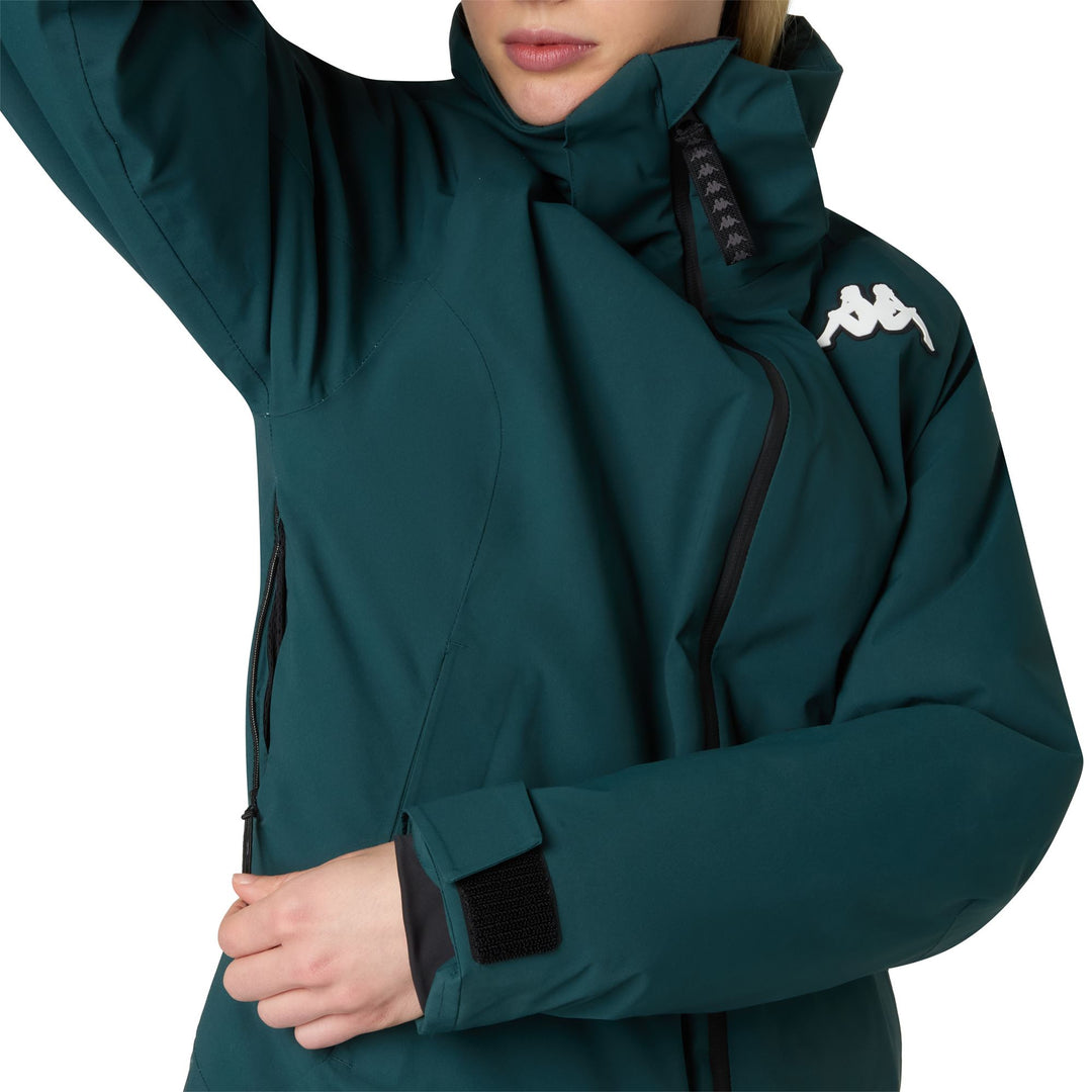 Blue Women's Slim Fit Insulated Ski Jacket with Waterproof Protection main