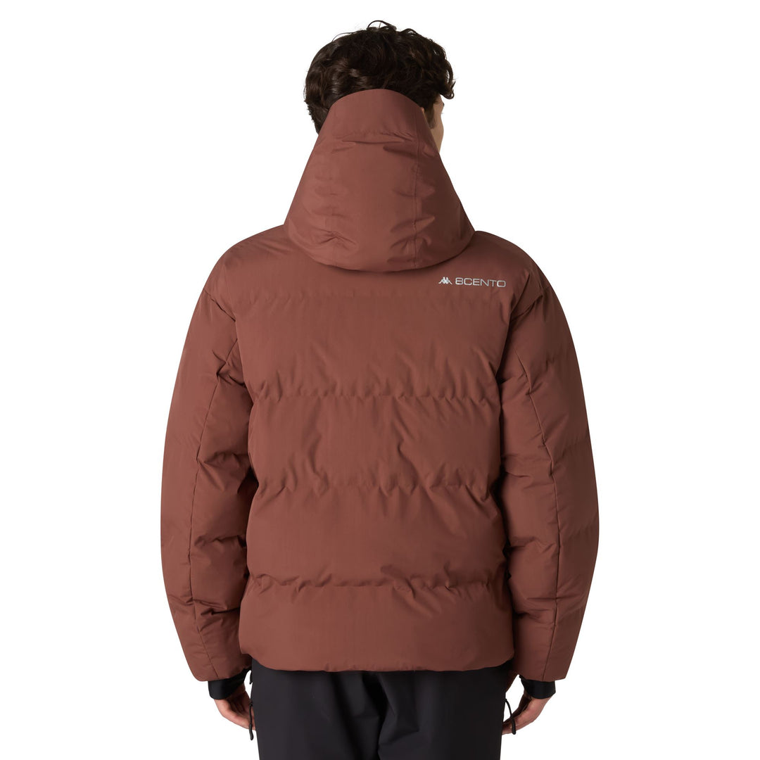 Brown Men's Insulated Regular Fit Ski Jacket with Waterproof Protection main
