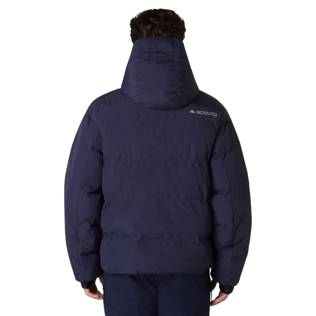 Blue Men's Insulated Ski Jacket with Waterproof Protection main