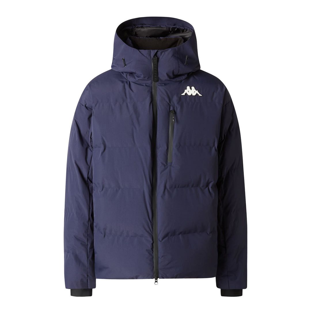 Blue Men's Insulated Ski Jacket with Waterproof Protection main