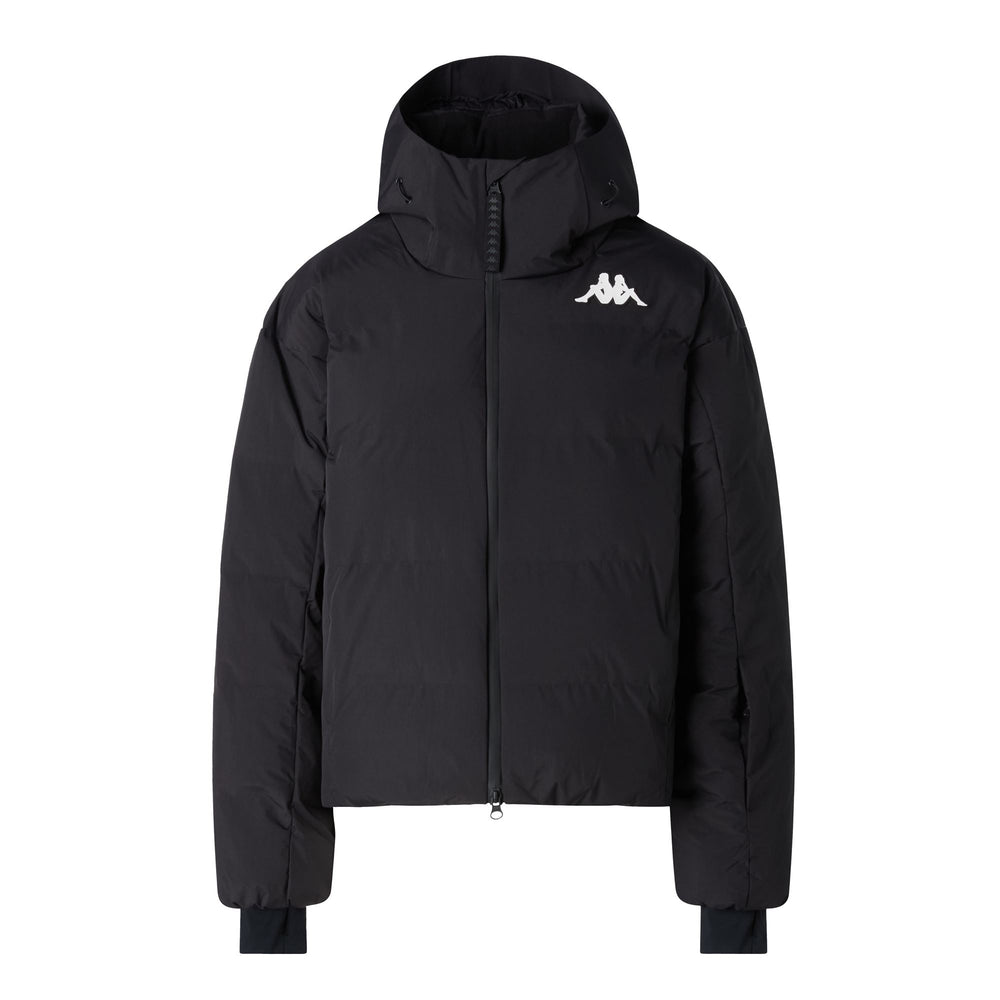 Black Women's Insulated Ski Jacket with Waterproof Protection 02