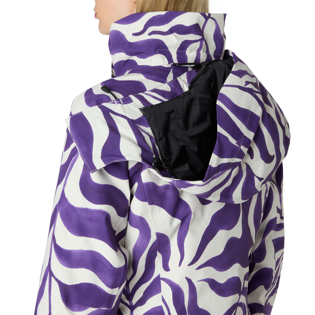 Beige Women's Slim Fit Insulated Ski Jacket with Waterproof Protection main