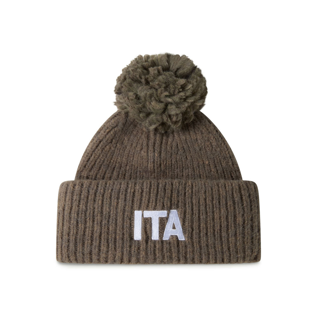 Green Unisex Sportswear Hat with Pon Pon and Polar Lining 01