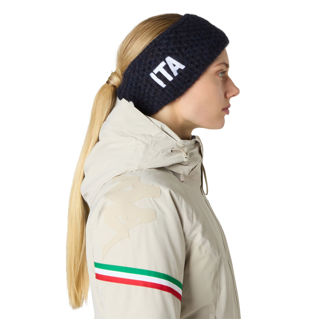 Cappello sportivo unisex blu con fodera in pile main