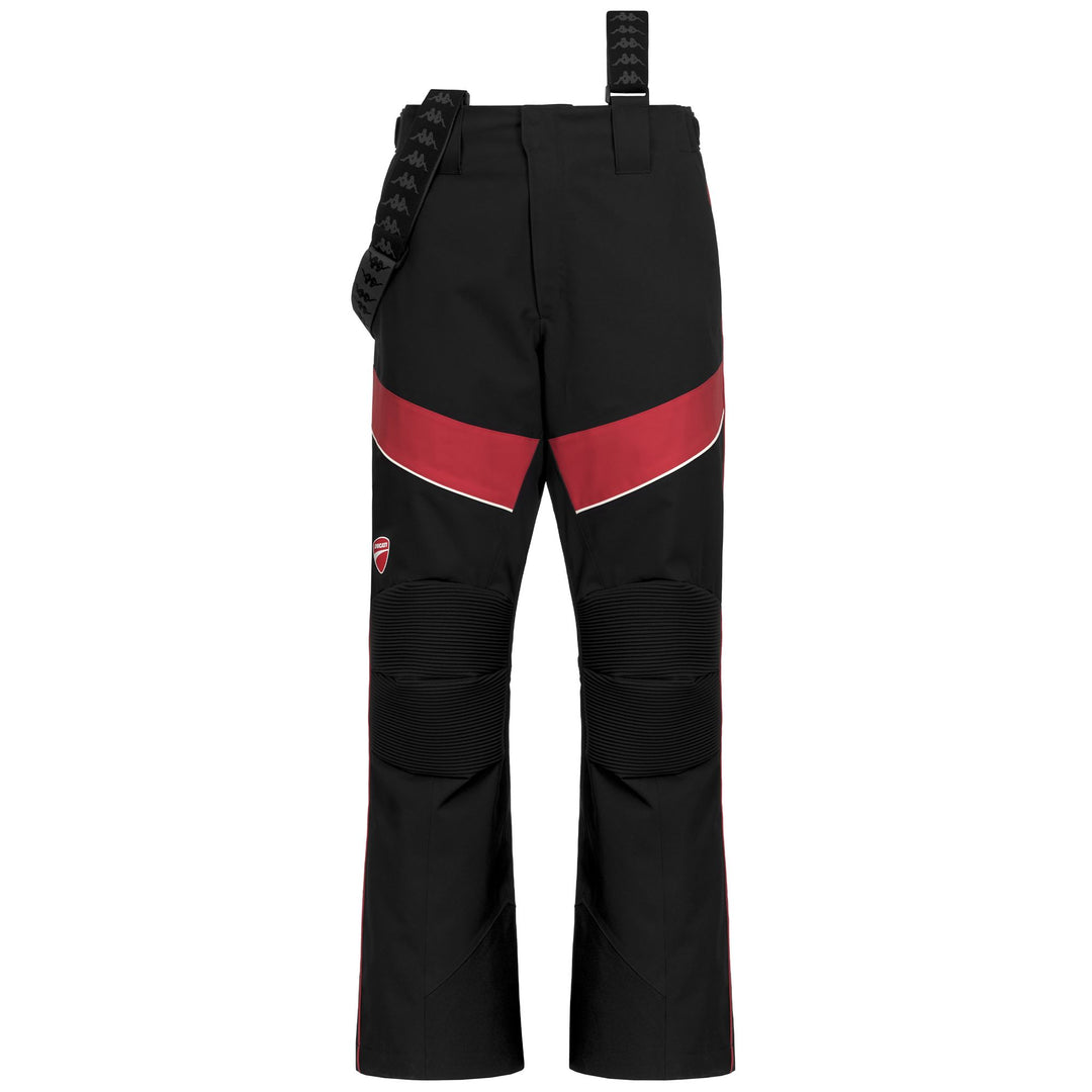 Black Men's Regular Fit Padded Ski Trousers with Waterproof Protection 01