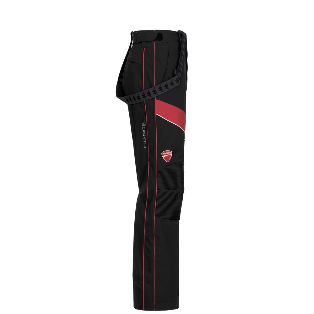 Black Men's Regular Fit Padded Ski Trousers with Waterproof Protection 02