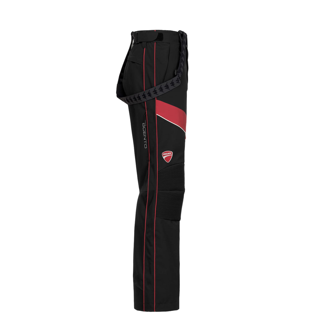 Black Men's Regular Fit Padded Ski Trousers with Waterproof Protection main