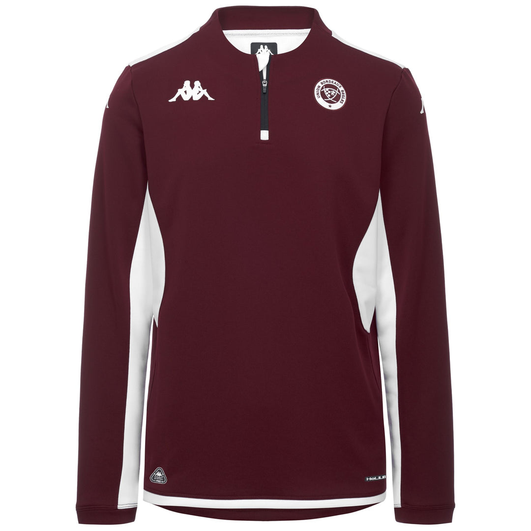 MUZIRA PRO 2 UBB - Fleece - Jumper - Man - Bordeaux-White 01