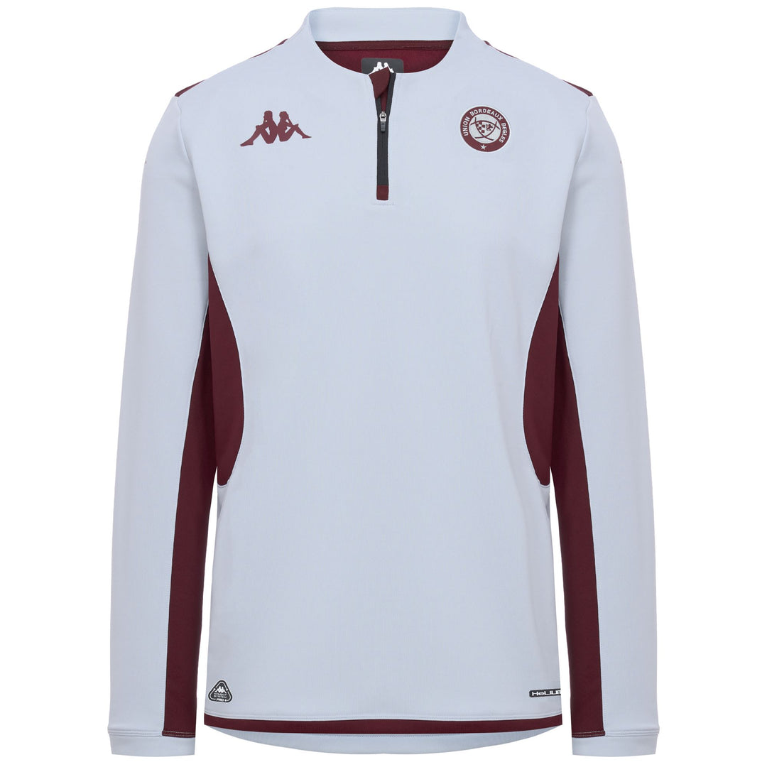 MUZIRA PRO 2 UBB - Fleece - Jumper - Man - Grey Dawn-Bordeaux 01
