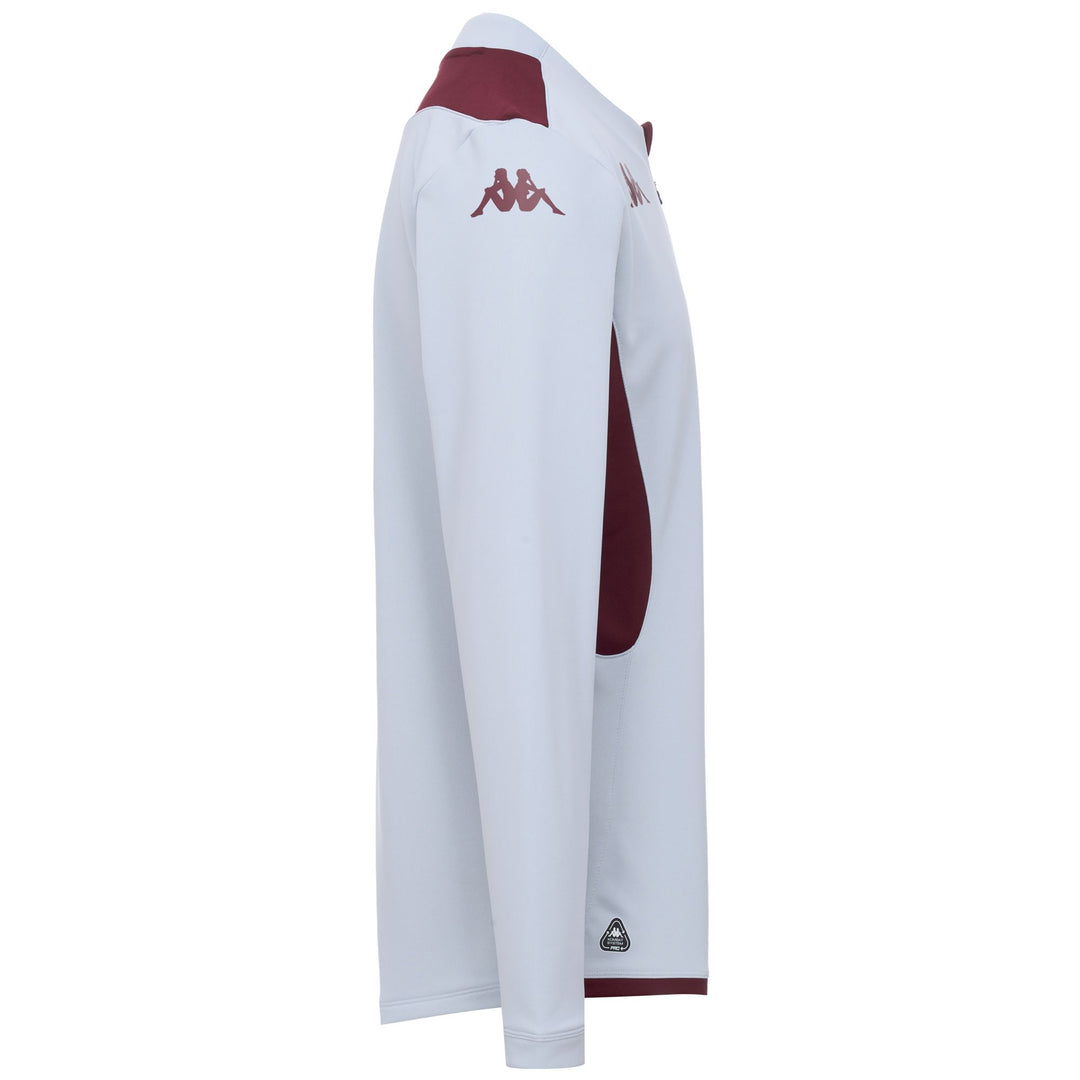 MUZIRA PRO 2 UBB - Pile - Maglione - Uomo - Grey Dawn-Bordeaux main