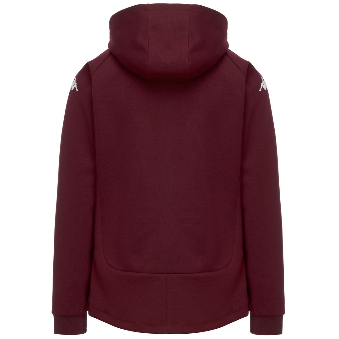 MEQUO 2 UBB - Fleece - Hoodie Full Zip - Man - Red Zinfandel main