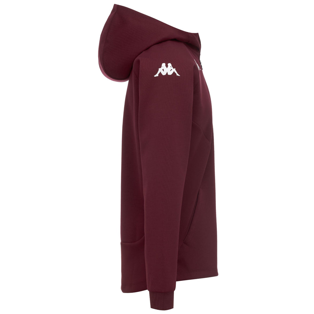 MEQUO 2 UBB - Fleece - Hoodie Full Zip - Man - Red Zinfandel main
