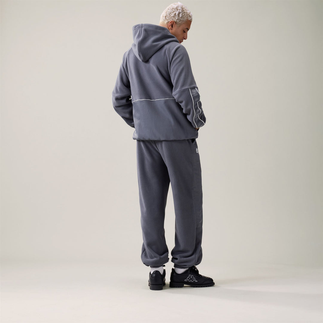 222 BANDA ORSONS - Forro polar - Sudadera con capucha - Hombre - Grey Charcoal-White Natural main