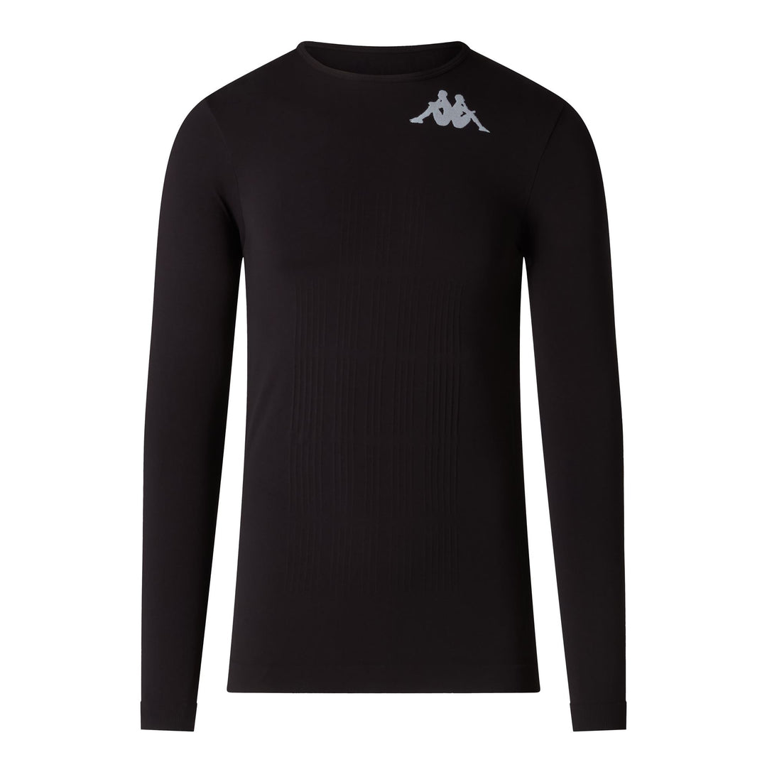 Black Unisex Thermal Ski Base Layer Top main