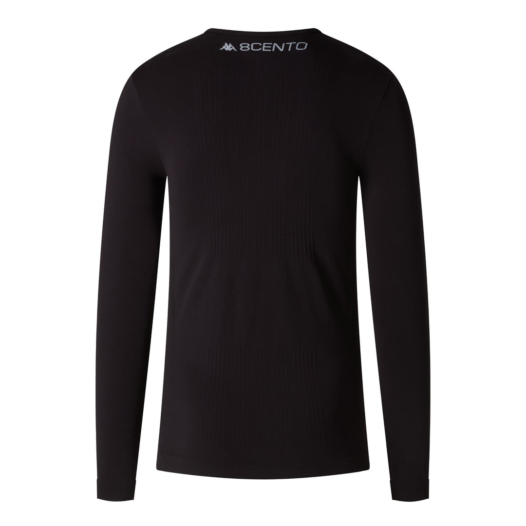 Black Unisex Thermal Ski Base Layer Top main