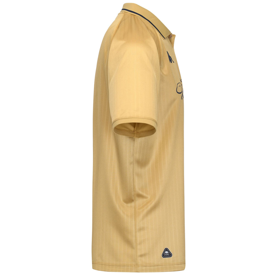 Yellow Men's FC Versailles Football Shirt in Jacquard Fabric main