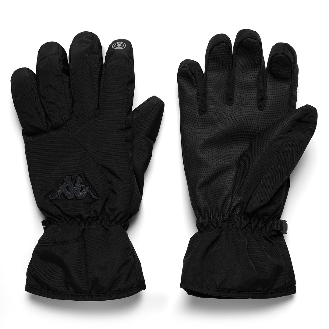 Black Unisex Waterproof and Windproof Ski Gloves 01