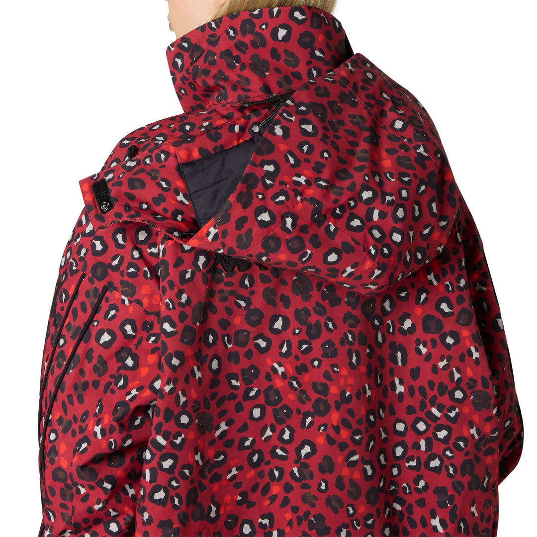Red Women's Oversized Ski Jacket with Thermolite Insulation main